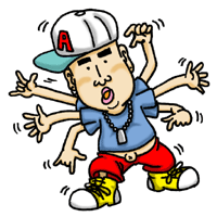 �q�b�v�z�b�v ���C������ �t���[�f��