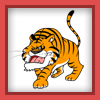 虎の屏風 フリーキャラクター